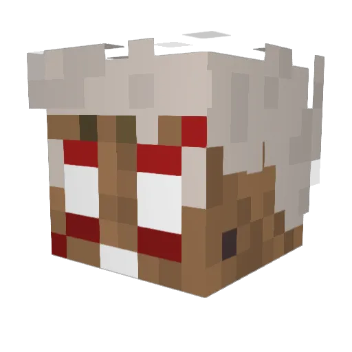 Thecrisko28 Minecraft avatar head, 3D render