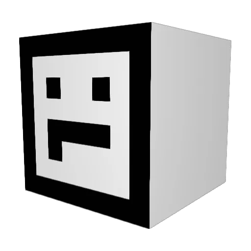 Thecrystalty Minecraft avatar head, 3D render