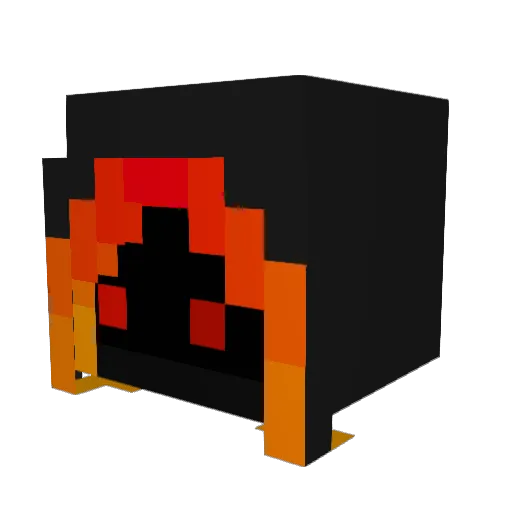Thedarknights Minecraft avatar head, 3D render