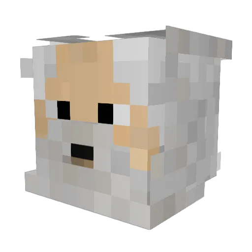 Thedarkside236 Minecraft avatar head, 3D render