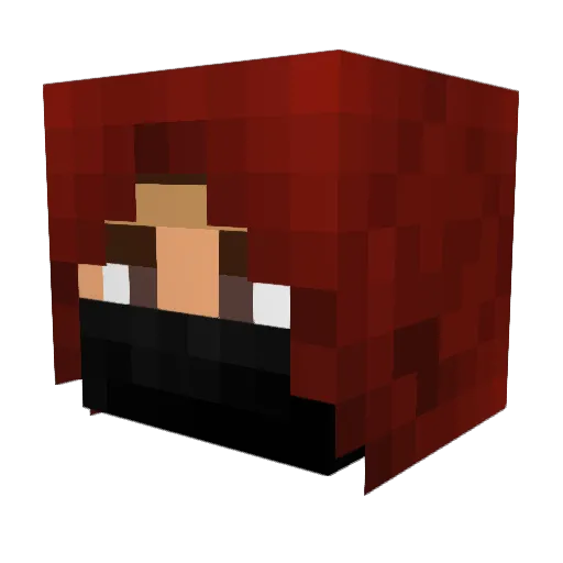 Thedirsh Minecraft avatar head, 3D render