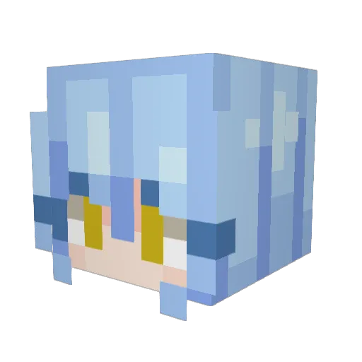 Thedogthat Minecraft avatar head, 3D render