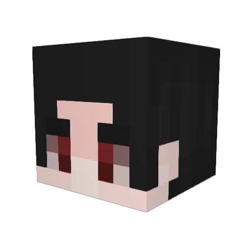 Thedrug Minecraft avatar head, 3D render
