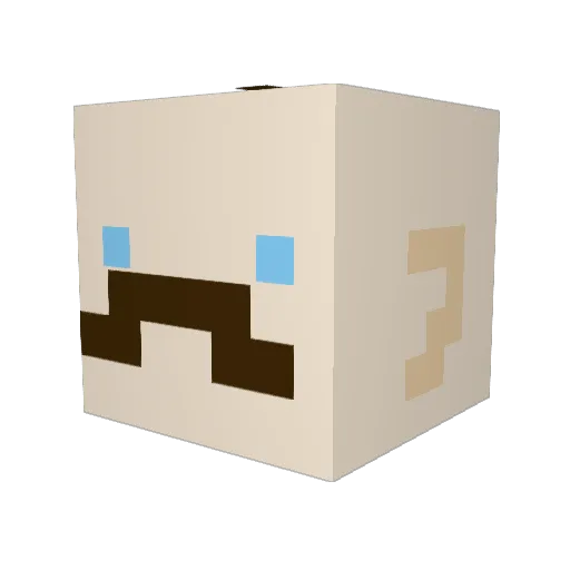 TheeDandy Minecraft avatar head, 3D render
