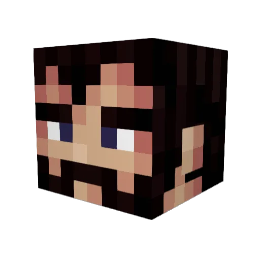 TheeDestroyer Minecraft avatar head, 3D render