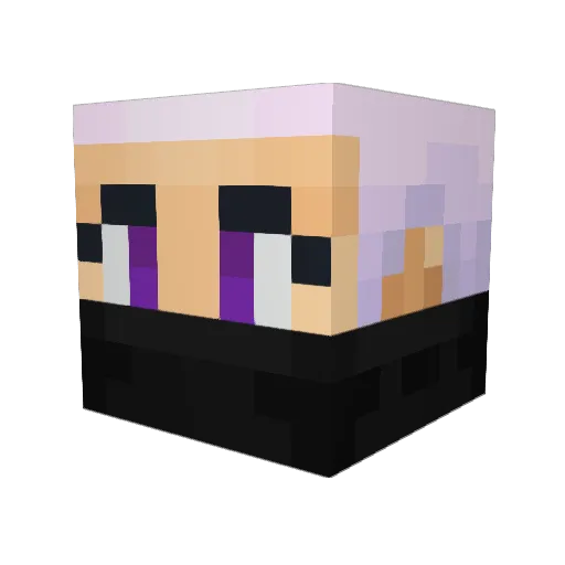 TheeLazyApple Minecraft avatar head, 3D render