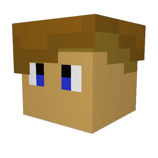 TheePickle Minecraft avatar head, 3D render