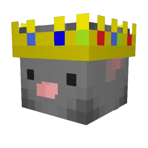 TheeRatStrap Minecraft avatar head, 3D render