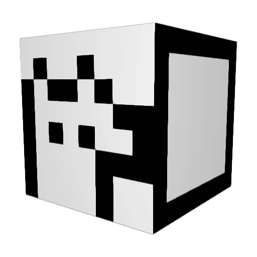 Theece Minecraft avatar head, 3D render