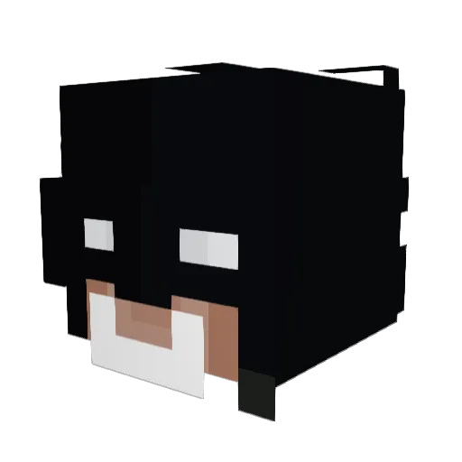 Theeseak Minecraft avatar head, 3D render