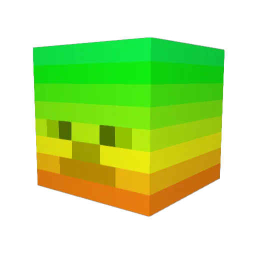 Theevokerhunter Minecraft avatar head, 3D render