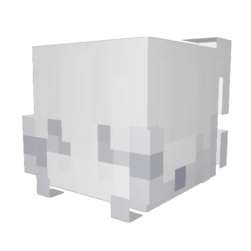 Theeways Minecraft avatar head, 3D render