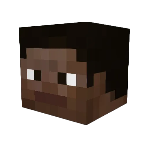 TheezHands Minecraft avatar head, 3D render