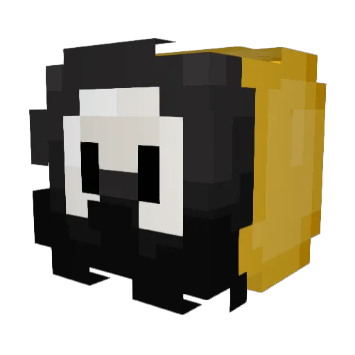 Thefal Minecraft avatar head, 3D render