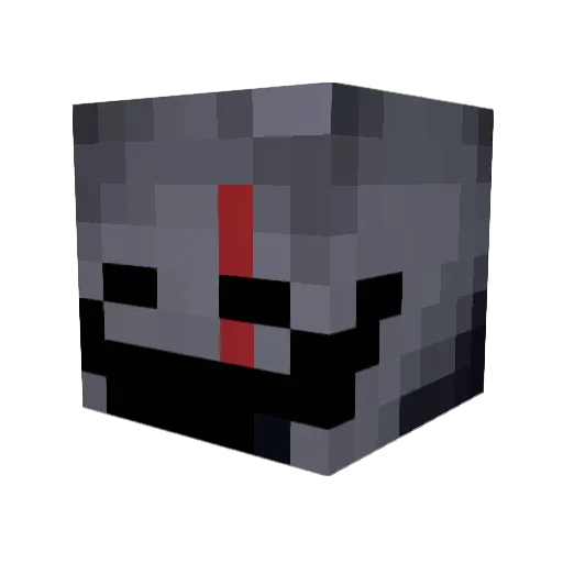 Thefoolishlord Minecraft avatar head, 3D render