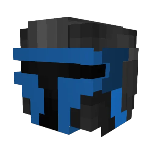 Thegats Minecraft avatar head, 3D render