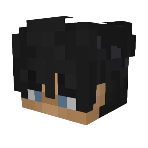 Thegn_ Minecraft avatar head, 3D render