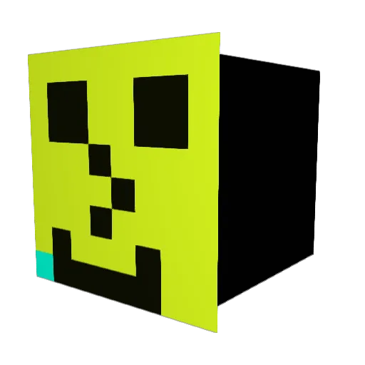Thegoodsoldier Minecraft avatar head, 3D render