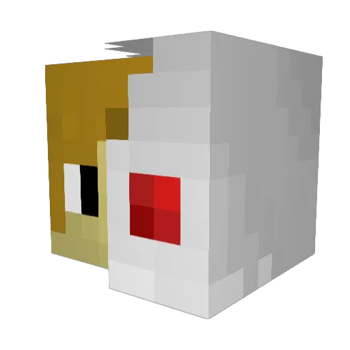 TheguynamedT Minecraft avatar head, 3D render