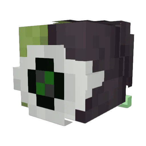 Thehallowpumpkin Minecraft avatar head, 3D render