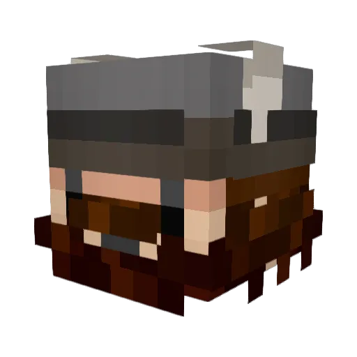 Thehersheyhouse Minecraft avatar head, 3D render