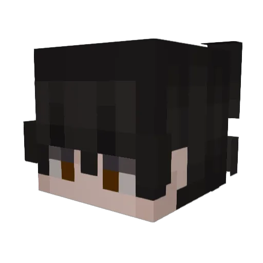 Theinz Minecraft avatar head, 3D render