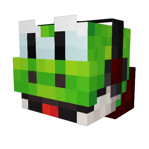 Theis308 Minecraft avatar head, 3D render