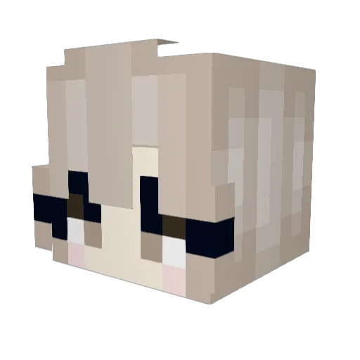 Thejaviz Minecraft avatar head, 3D render