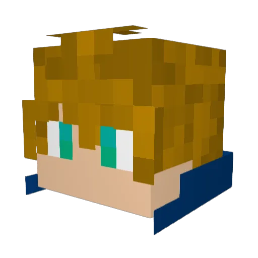 Thejoeybug Minecraft avatar head, 3D render