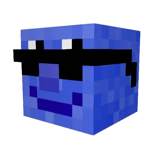 Thejowolf Minecraft avatar head, 3D render