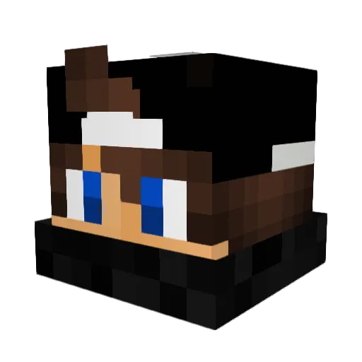 Thekiller1683 Minecraft avatar head, 3D render