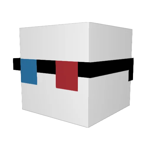 Theking_rickert Minecraft avatar head, 3D render
