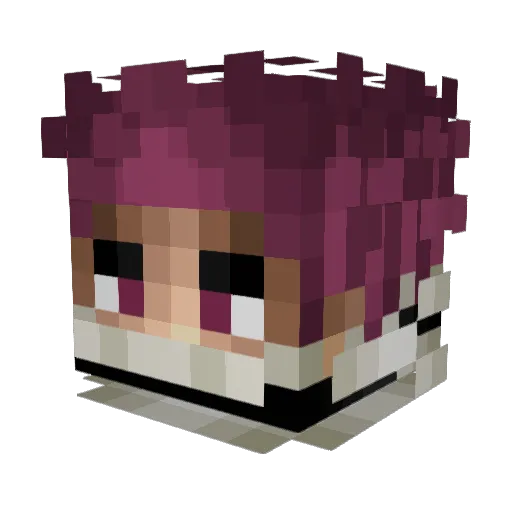 Thekks3000 Minecraft avatar head, 3D render