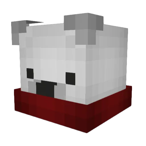 Thel0niuskrunk Minecraft avatar head, 3D render