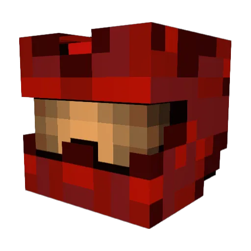 ThelVadam Minecraft avatar head, 3D render