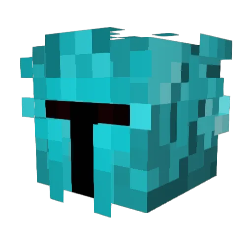 Thelast1AJ Minecraft avatar head, 3D render