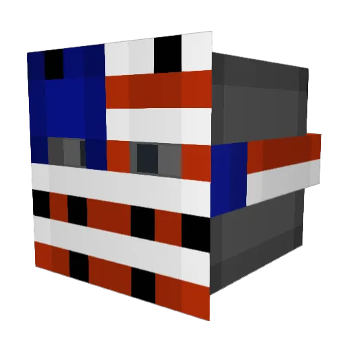 Thelemonbox Minecraft avatar head, 3D render