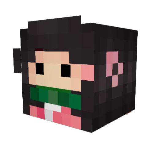 TheloneWolf69 Minecraft avatar head, 3D render