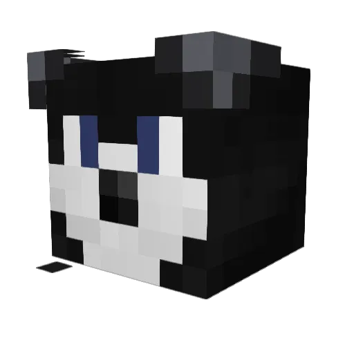 Themayenburg Minecraft avatar head, 3D render