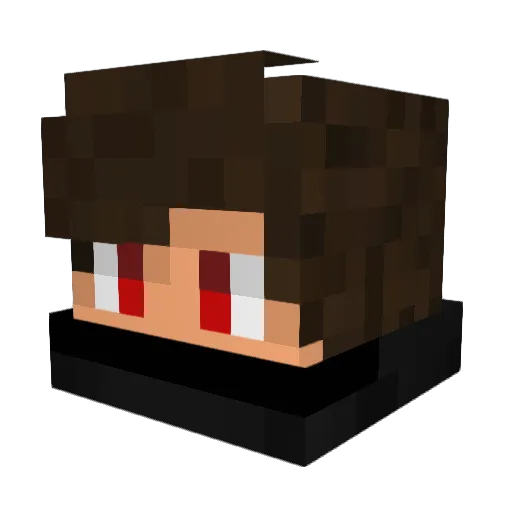 Thememe4r Minecraft avatar head, 3D render