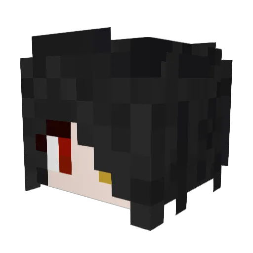 Theminion198 Minecraft avatar head, 3D render