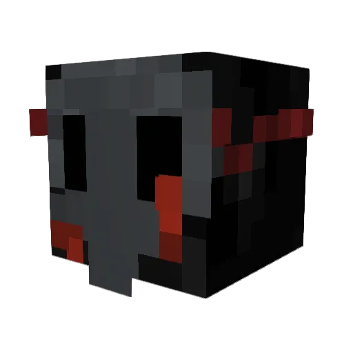 Themonatz Minecraft avatar head, 3D render