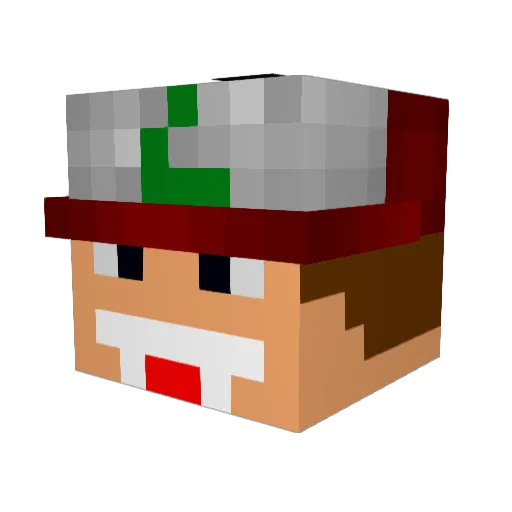 Themonsterkill Minecraft avatar head, 3D render