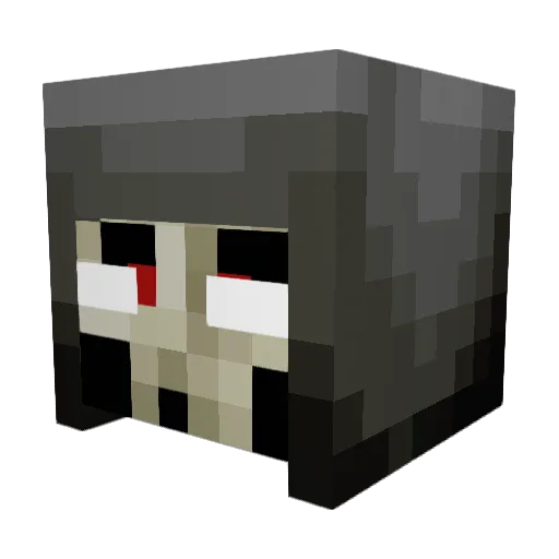 Themormel Minecraft avatar head, 3D render