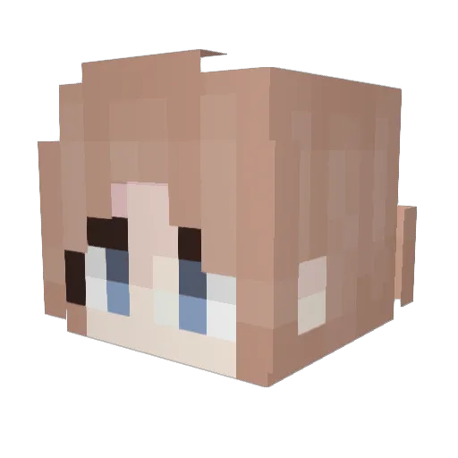 ThemoxingX Minecraft avatar head, 3D render