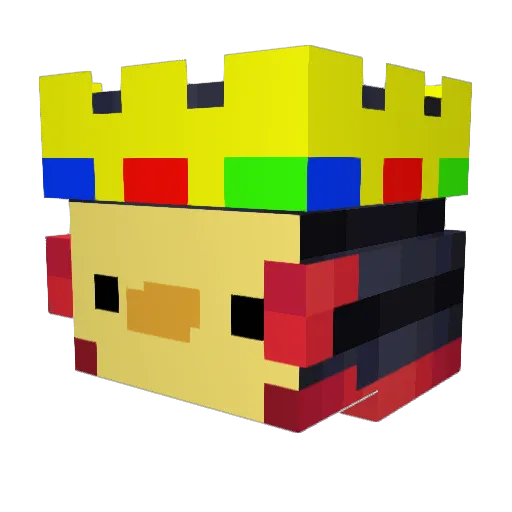 Theo0504 Minecraft avatar head, 3D render
