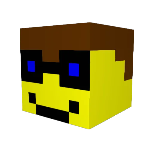 Theo20042004 Minecraft avatar head, 3D render