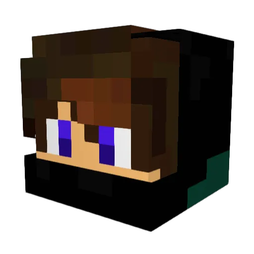 TheoBgamer Minecraft avatar head, 3D render