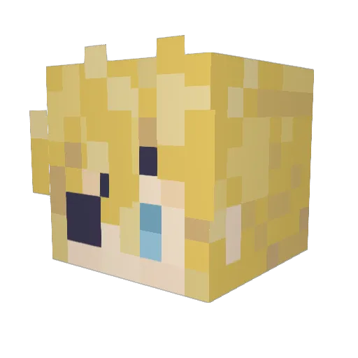 TheoDOwOr Minecraft avatar head, 3D render