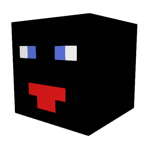 TheoFini Minecraft avatar head, 3D render